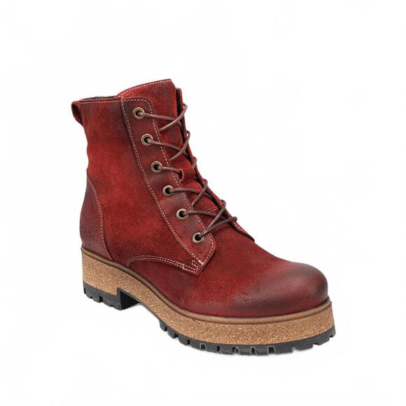 NEW TAOS women's main street ankle boots in garnet rugged - Picture 2 of 4